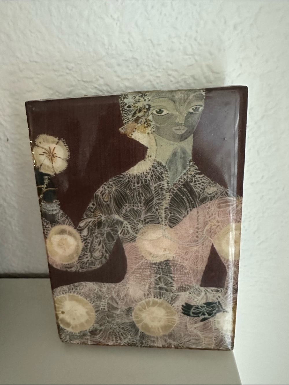 Jai Vasicek Wall Art Panel in Brown, Pink, Cream